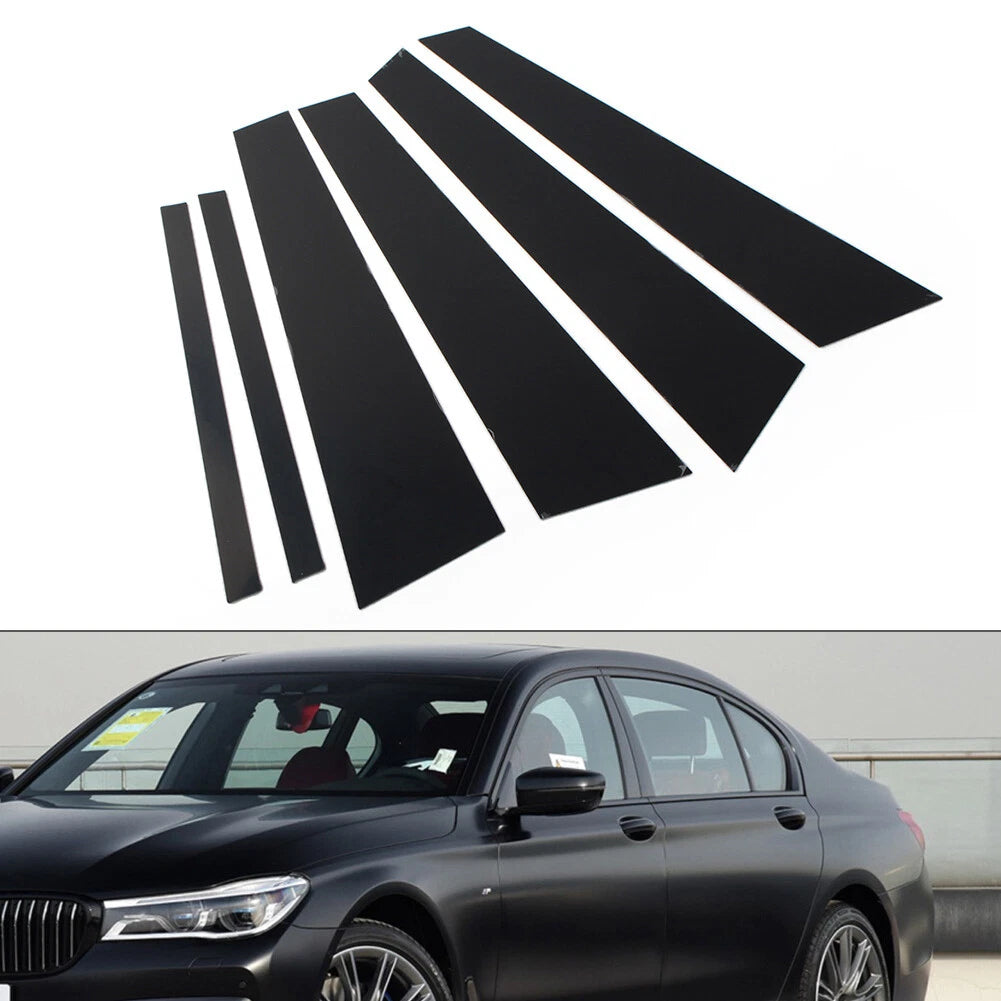 6X Car Window Pillar Posts Door Trims for BMW 7 Series G11 G12 (2016–2021)