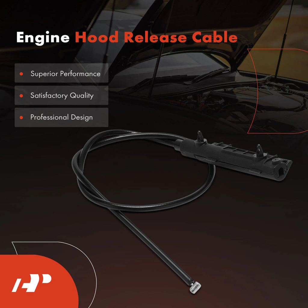 Hood Release Cable for BMW E46 320i 325i 325xi 330i 330xi (1998–2006)
