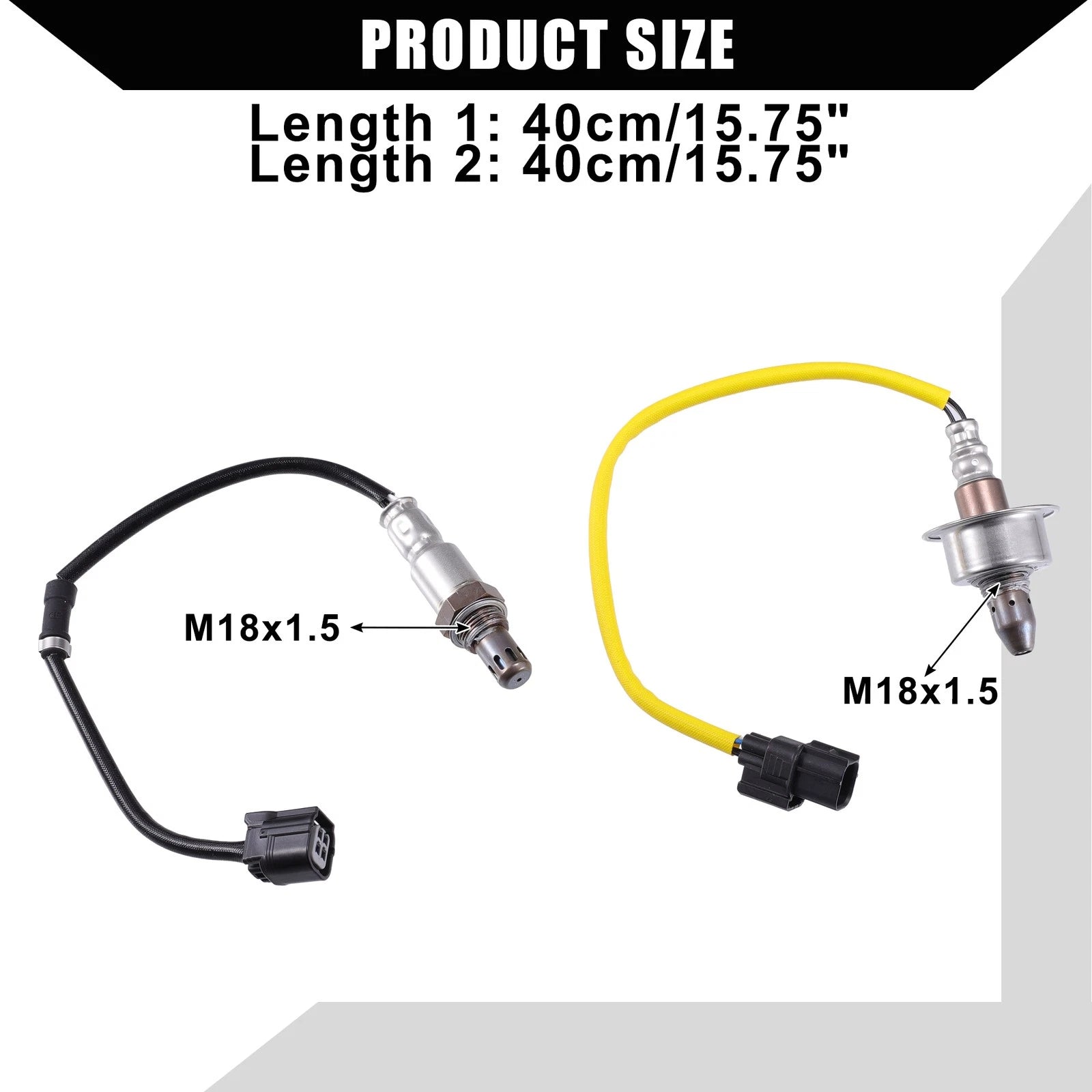 2X Oxygen Sensor No.365315A2A01 for Honda Civic (2016)