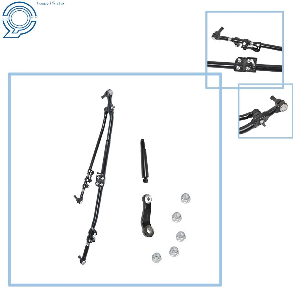 Steering Linkage Drag Link Tie Rod Kit for Dodge Ram 2500 3500 (2003-2013)