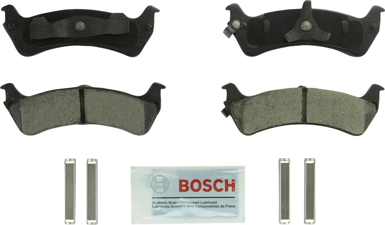 Bosch Rear QuietCast Ceramic Brake Pads w/ Hardware for