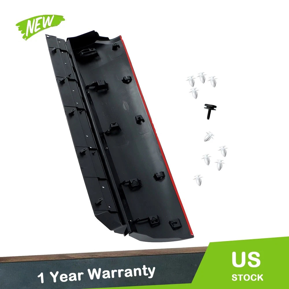 Rear Left Door Lower Trim Molding for Toyota Highlander (2020–2023) Black