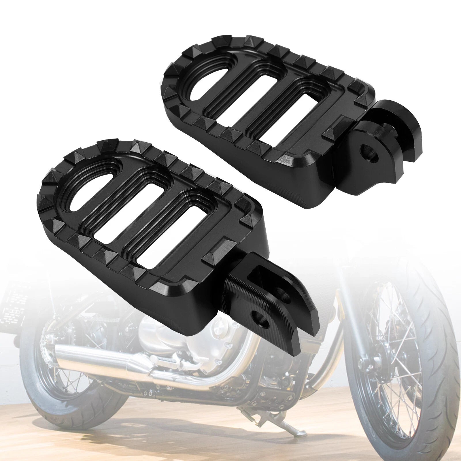 Front Footrests Foot Pegs for Bonneville Bobber (2017–2023) Rocket 3R (2020–2023)