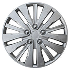 15 Inch 15 Spoke Silver Wheel Cover Hubcaps Replacement for Car (Universal)