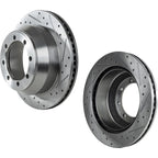 Brake Disc Set for Ford F-350 Super Duty (2012) Front & Rear Cross-Drilled