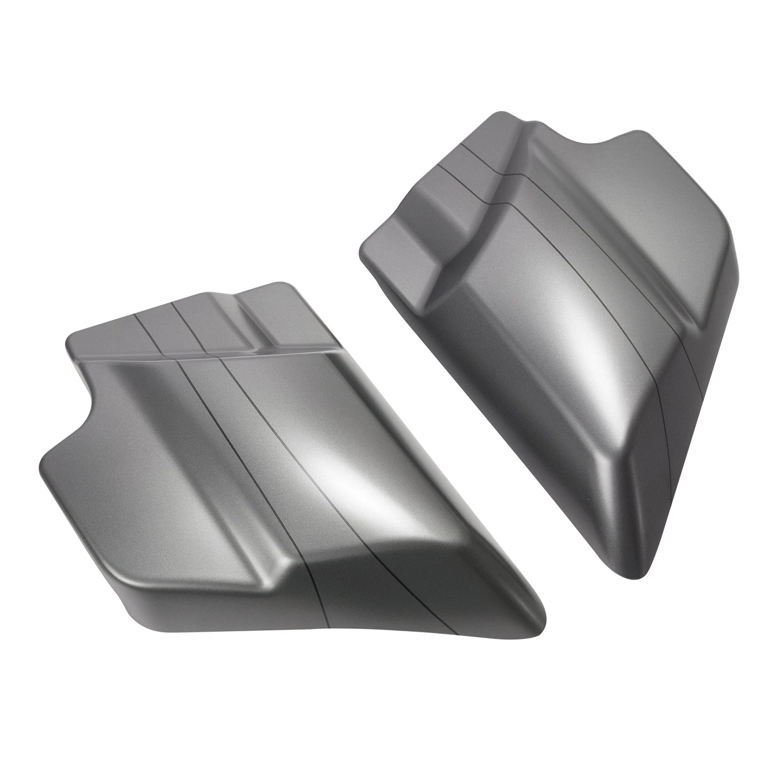 Battery Side Covers for Harley Electra Glide (2009–2023) Charcoal Denim