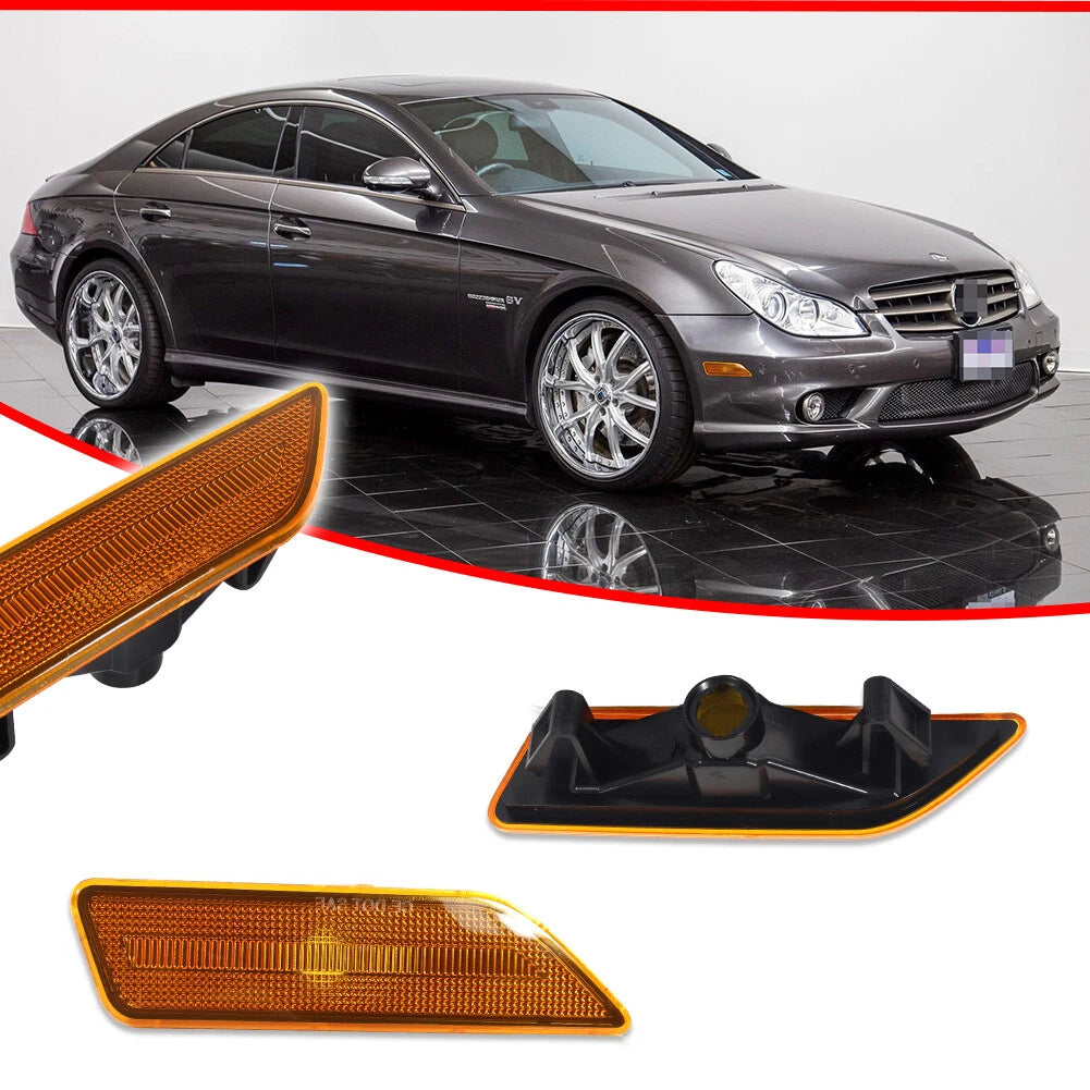 Amber Side Marker Lights for Mercedes W219 CLS-Class (2006–2011)