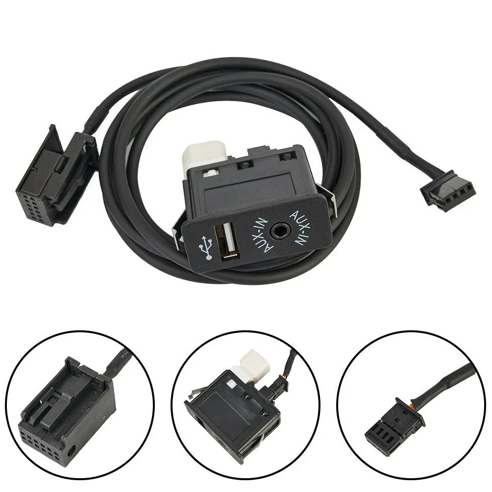 OEM USB AUX Interface Panel for BMW E39 E53 X5 Z4 E85 E86 X3 E83 Fitment