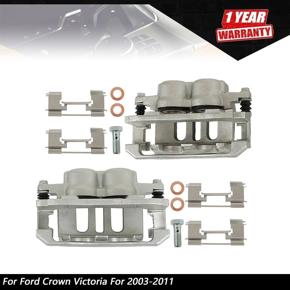 2X Front Brake Calipers for Ford Grand Marquis (2003–2011)