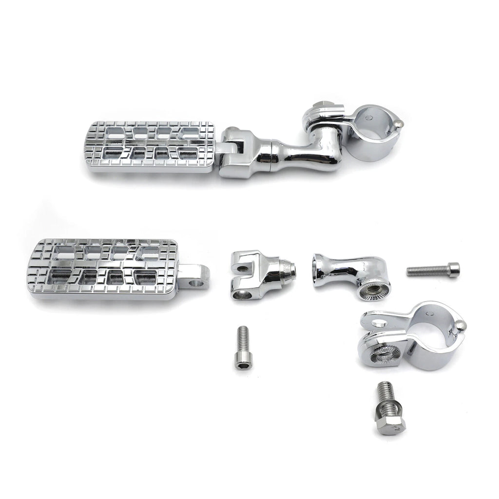 CNC Dominator Foot Peg Rest 3" Short Clamp 1.25" for Harley Road Glide (2015–2023)