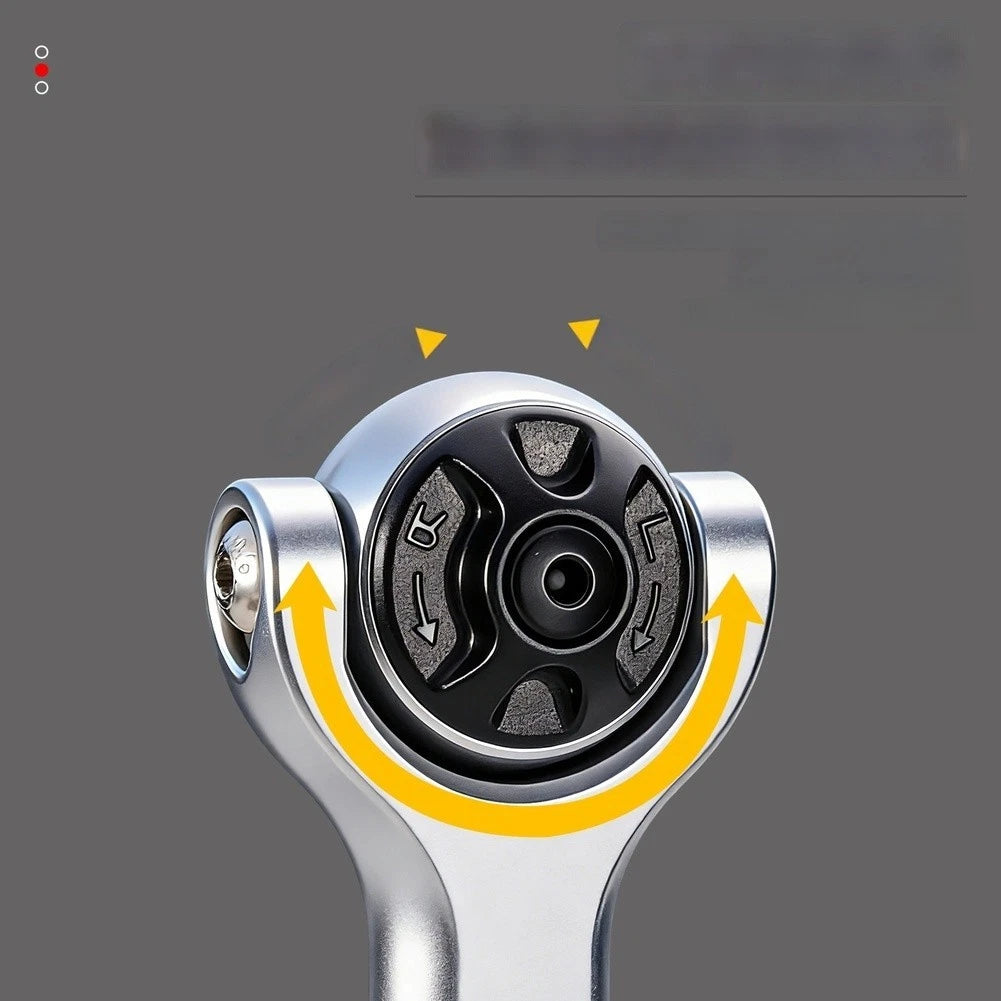 40 in 1 Swivel Ratchet Wrench Set with Magnetic Head, 60 Tooth Chrome Vanadium