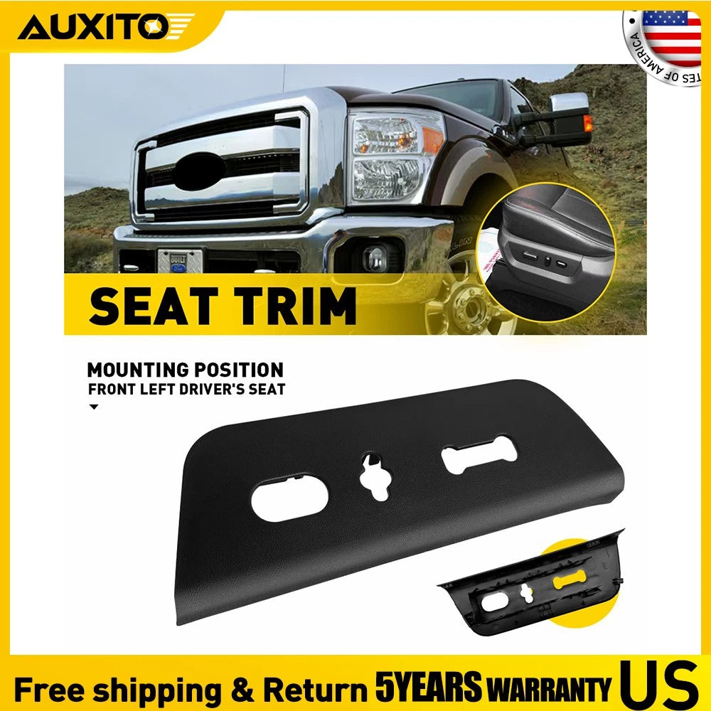 Front LH Driver Seat Adjustment Bezel for Ford Super Duty (2011–2016)