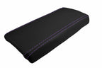 Leather Console Lid Armrest Cover for Mazda Miata MX5 (1990–1997) Purple Stitch