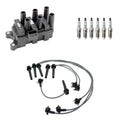 Denso Ignition Coil Wires & NGK Platinum Spark Plugs Kit for MPV V6 (2000)