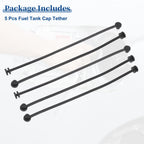 5 Pcs Fuel Tank Cap Tether Rope for BMW 740i (2011–2015) No. 16117193372