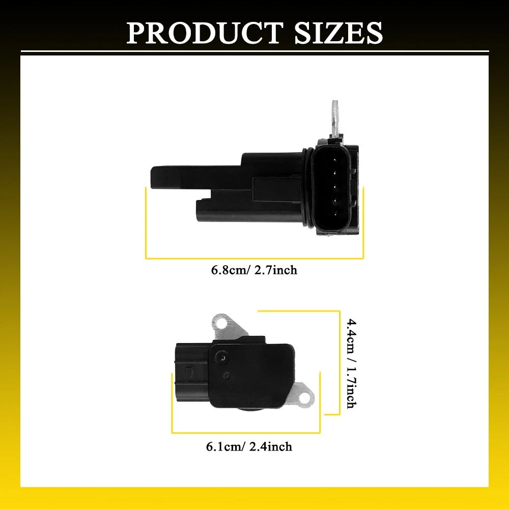 MAF Mass Air Flow Sensor DENSO 37980-RTA-003 for Honda Civic CR-V (2001–2006)