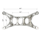 Chrome Front Fender Brace Forks for Harley 48 Forty Eight XL1200X (2016–2022)