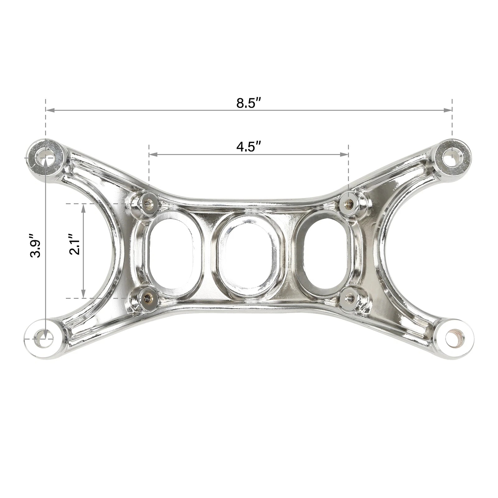 Chrome Front Fender Brace Forks for Harley 48 Forty Eight XL1200X (2016–2022)