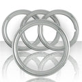 Set of Four 18" Chrome ABS 1 1/2' Deep Wheel Trim Rings - ARFH364