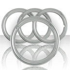 Set of Four 18" Chrome ABS 1 1/2' Deep Wheel Trim Rings - ARFH364