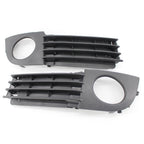 2X Front Lower Fog Light Lamp Cover Bumper Grille for Audi A6 C5 (2002–2005)