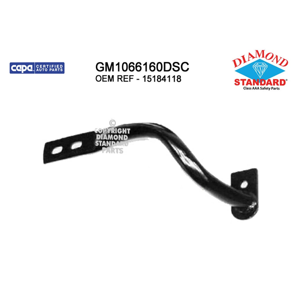Replacement Steel Front Driver Side Outer Bumper Face Bar Brace for Toyota