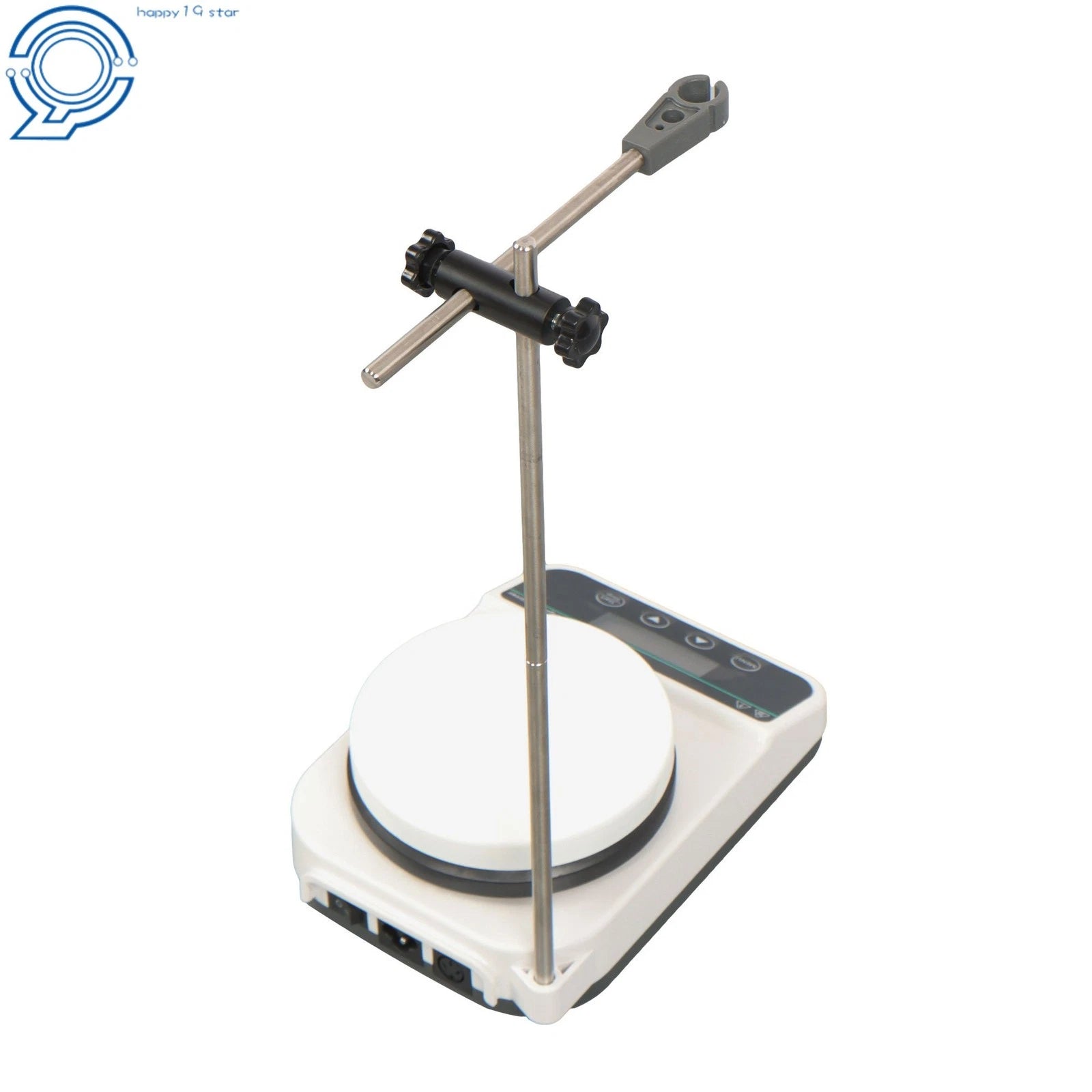 Digital Hot Plate Stirrer 590°F 1500RPM with Temp Probe & Timer (110V)