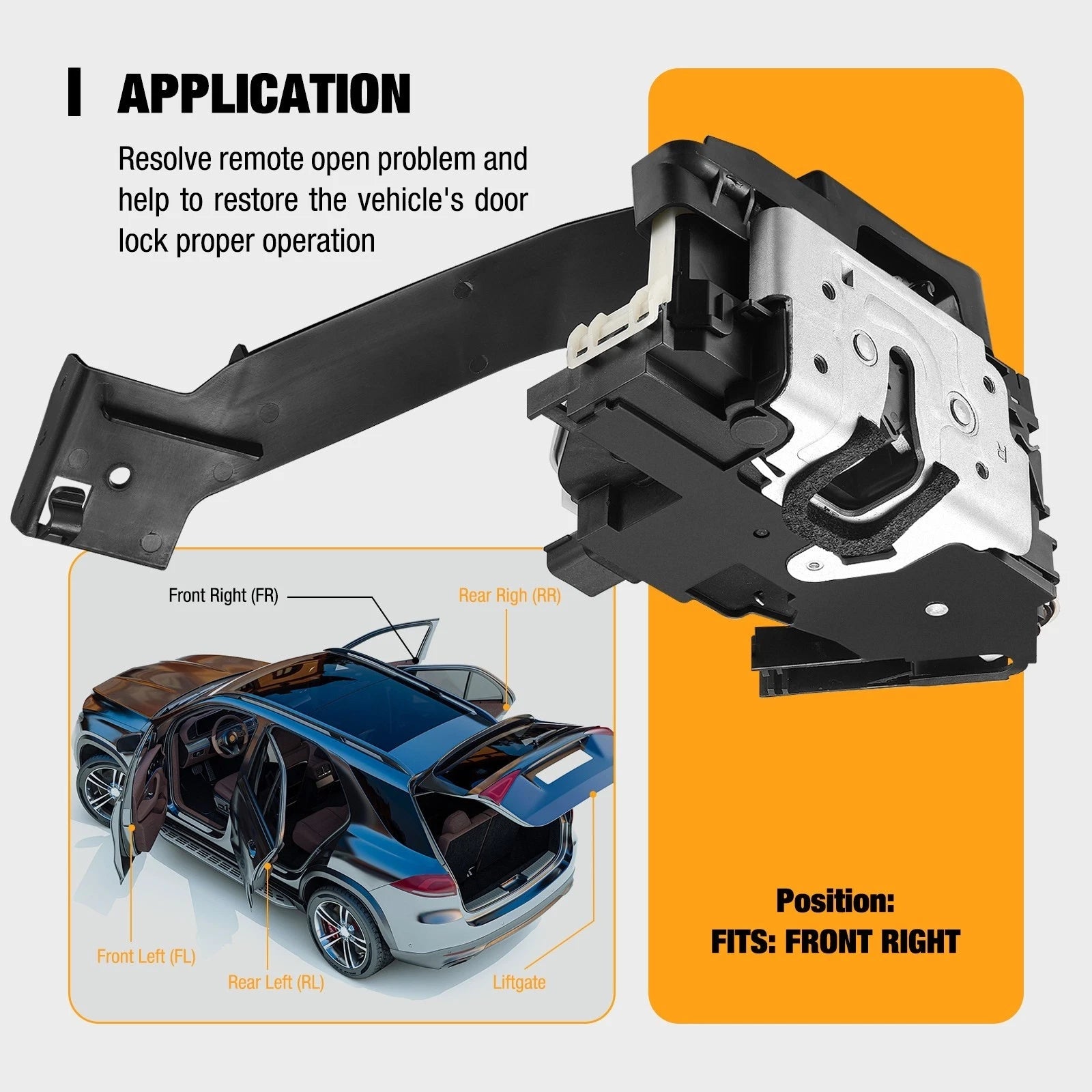 Power Window Regulator with Motor for BMW 325i 325xi 330i (2001–2006)