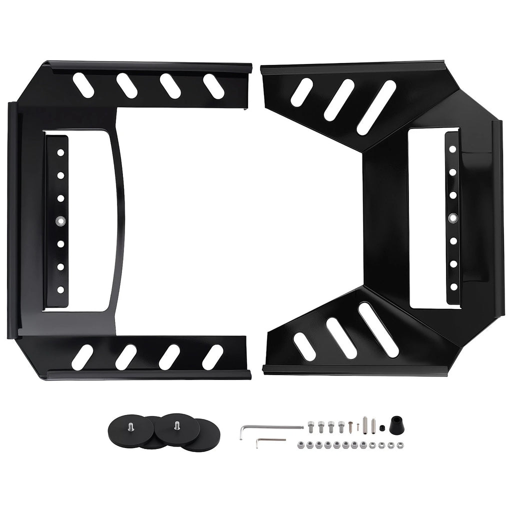 Flat Mount Rack for Starlink Gen 3 RV Vans Boat (Steel, Four-Sided Support)