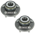 Set of 2 Front Wheel Bearing & Hub Kits for Chrysler Dodge RWD