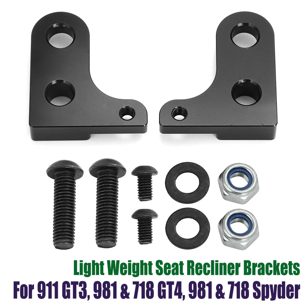 Seat Recliner Brackets for Porsche 918 911 GT3 GT4 Spyder (2015–2019)