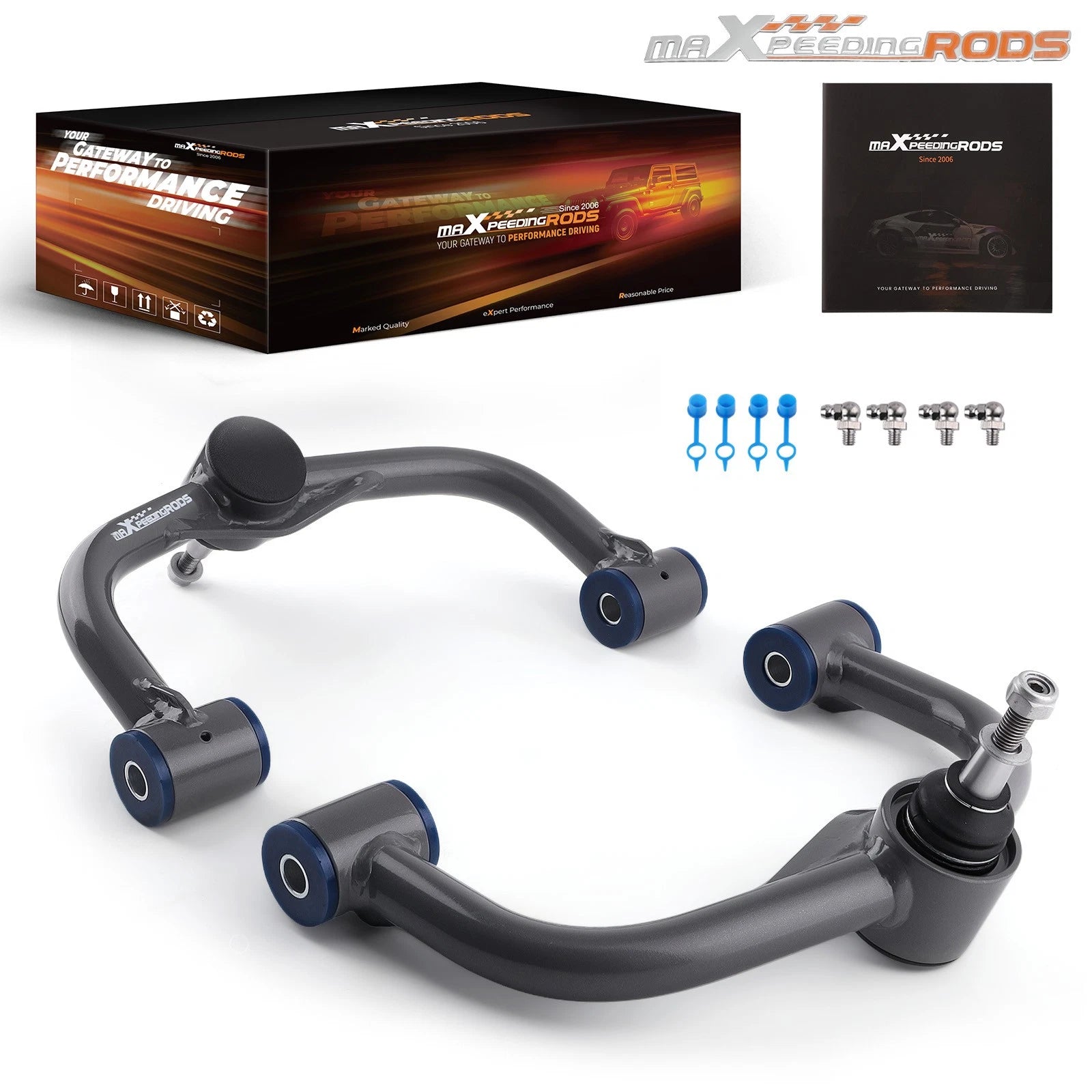 2X Upper Control Arms 2-4" Lift for GMC Sierra Silverado 2500HD 3500HD (2011–2019)