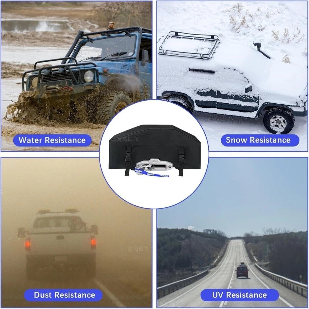 900D Oxford Winch Cover for Universal Fit (Waterproof, Weather Resistant)