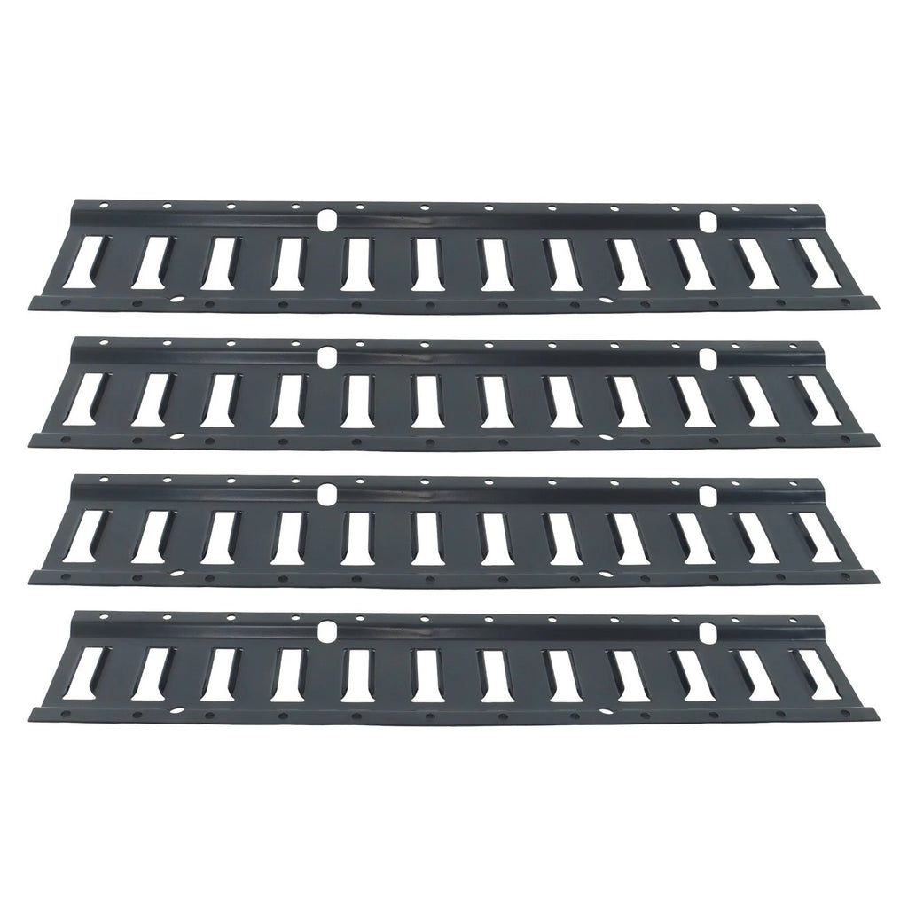 Set of 4 E Track Tie Down Rails for Universal Fit (2')