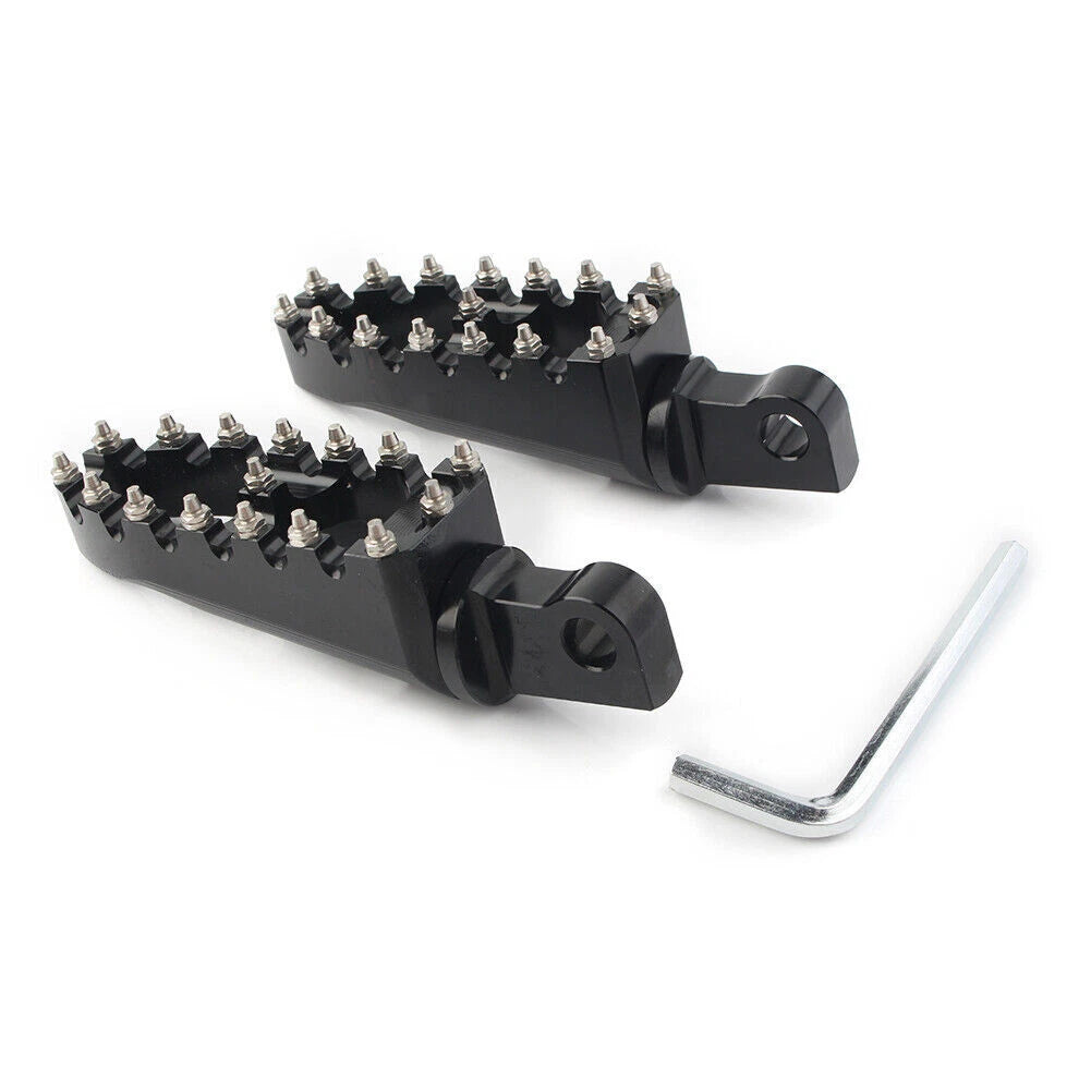 Black Rear Foot Pegs Footrest for Harley XG500 XG750 Sportster XL883 XL1200R Dyna (1996–up)