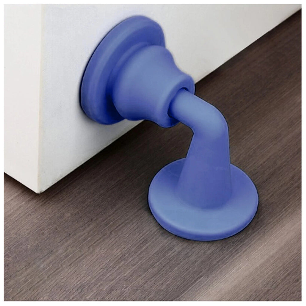 Silicone Wall/Door Stopper Set for Home (Punch Free, Silent)