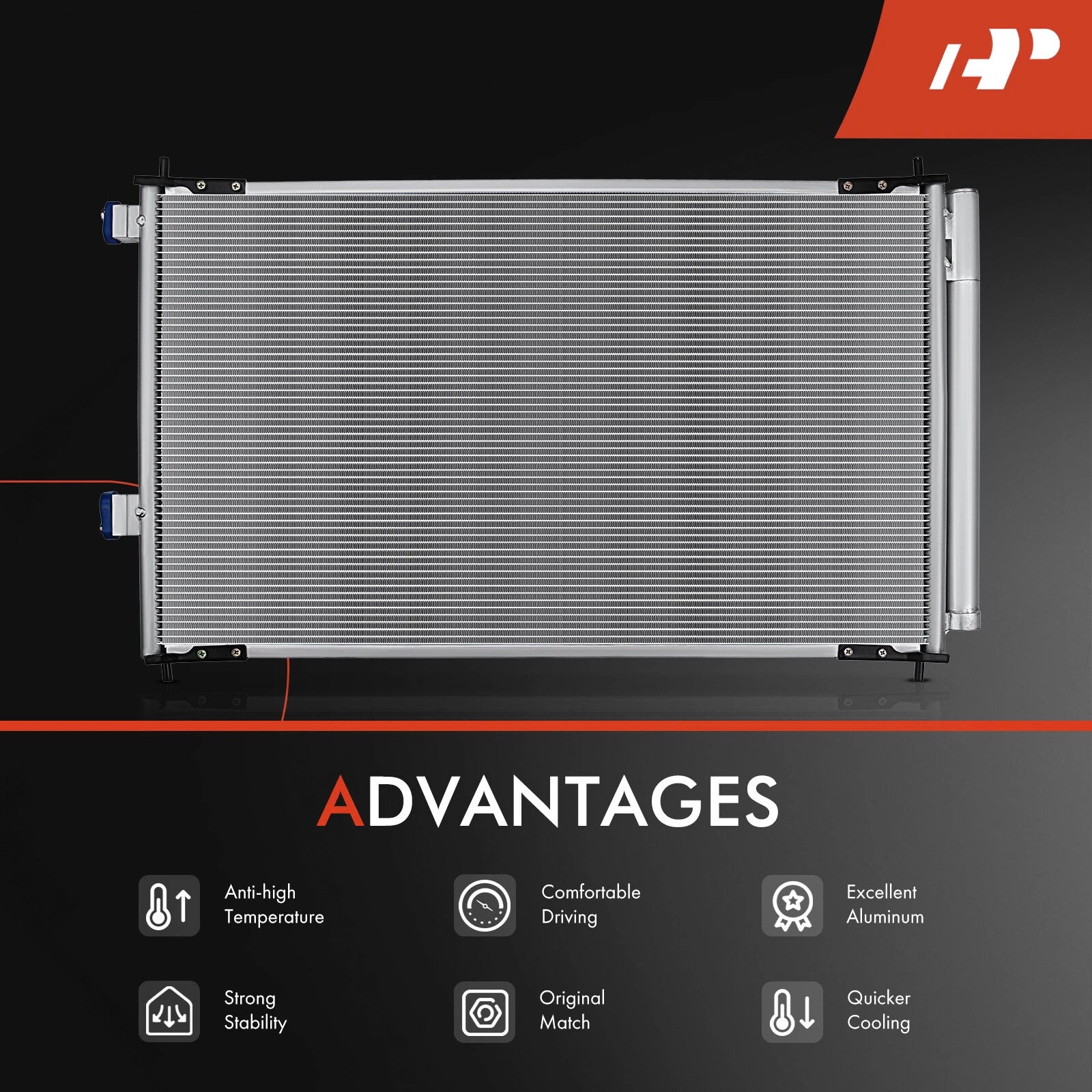 A/C Condenser with Receiver Dryer for Toyota RAV4 (2006-2012)