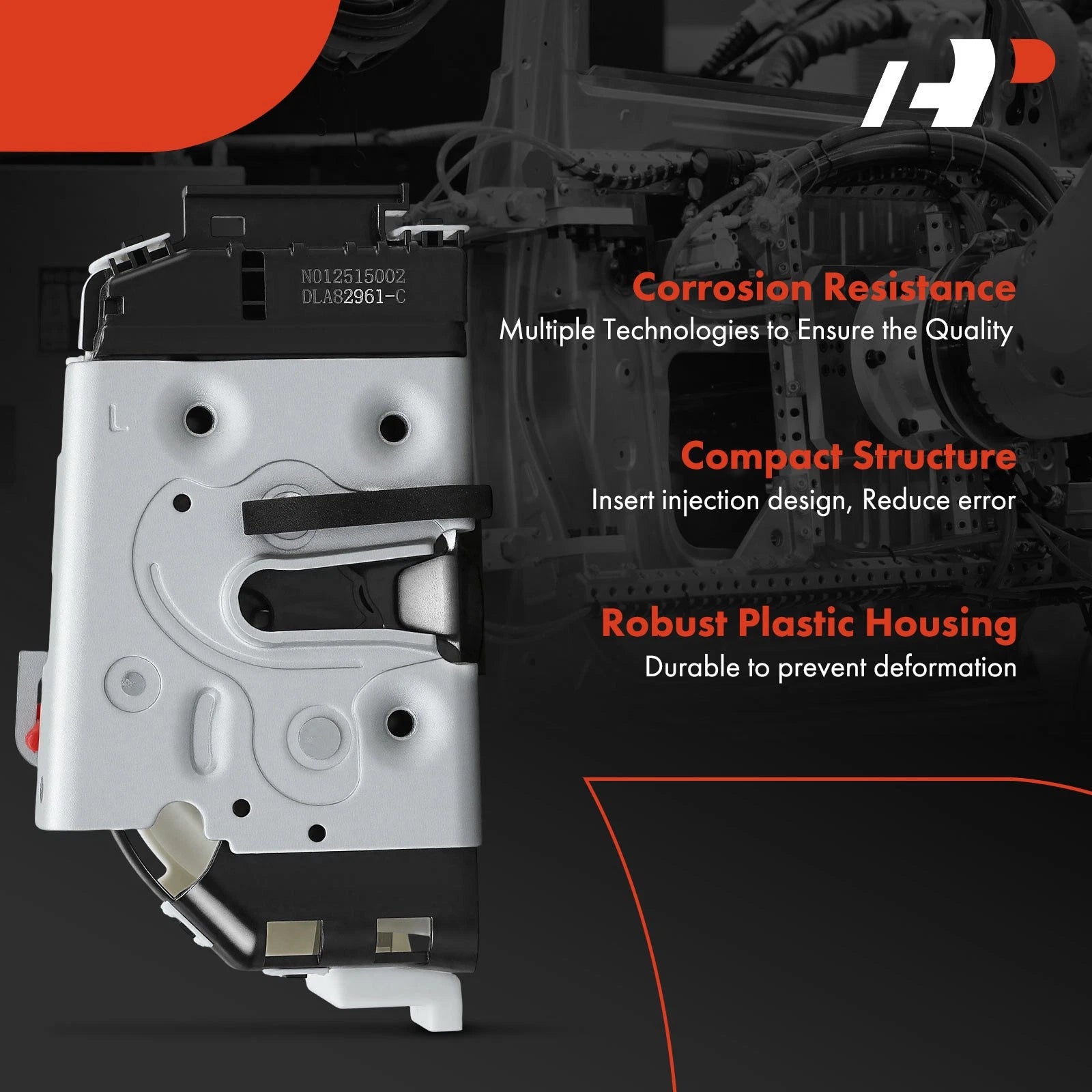 Rear Driver Door Latch Actuator for Jeep Wrangler JL (2018–2024)