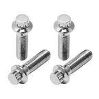 Set of 4 M10x1.5 Front Brake Caliper Bolts for Harley Touring Softail Dyna