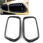 Carbon Fiber Front Bumper Grille Cover for BMW X2 F39 (2018-2021)