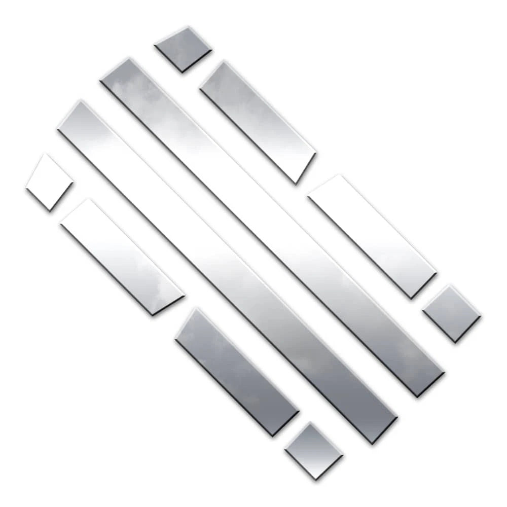Diamond Grade 10pc 4 3/4" Rocker Panels for 2017-24 Super Duty Reg Cab 6.5' Bed