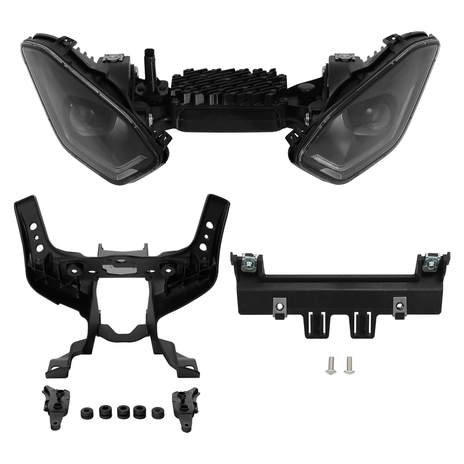 Front LED Headlight & Fairing Stay Bracket for BMW S1000RR (2019–2025), M1000RR (2021–2025)