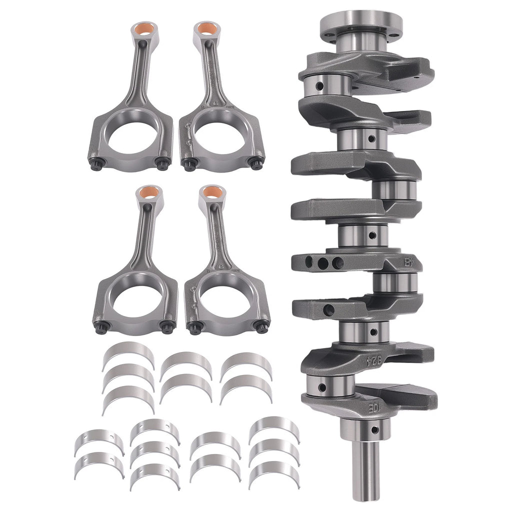 Set of 4 G4KJ Crankshaft & Con Rods & Bearings for Hyundai Kia 2.4L (2011–2020)