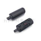 Black Pirate Zombie Footpegs for Harley Davidson Touring Softail Dyna (2010–2023)