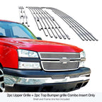 Stainless Billet Grille Insert Combo for Chevy Silverado 1500/2500HD (2006)