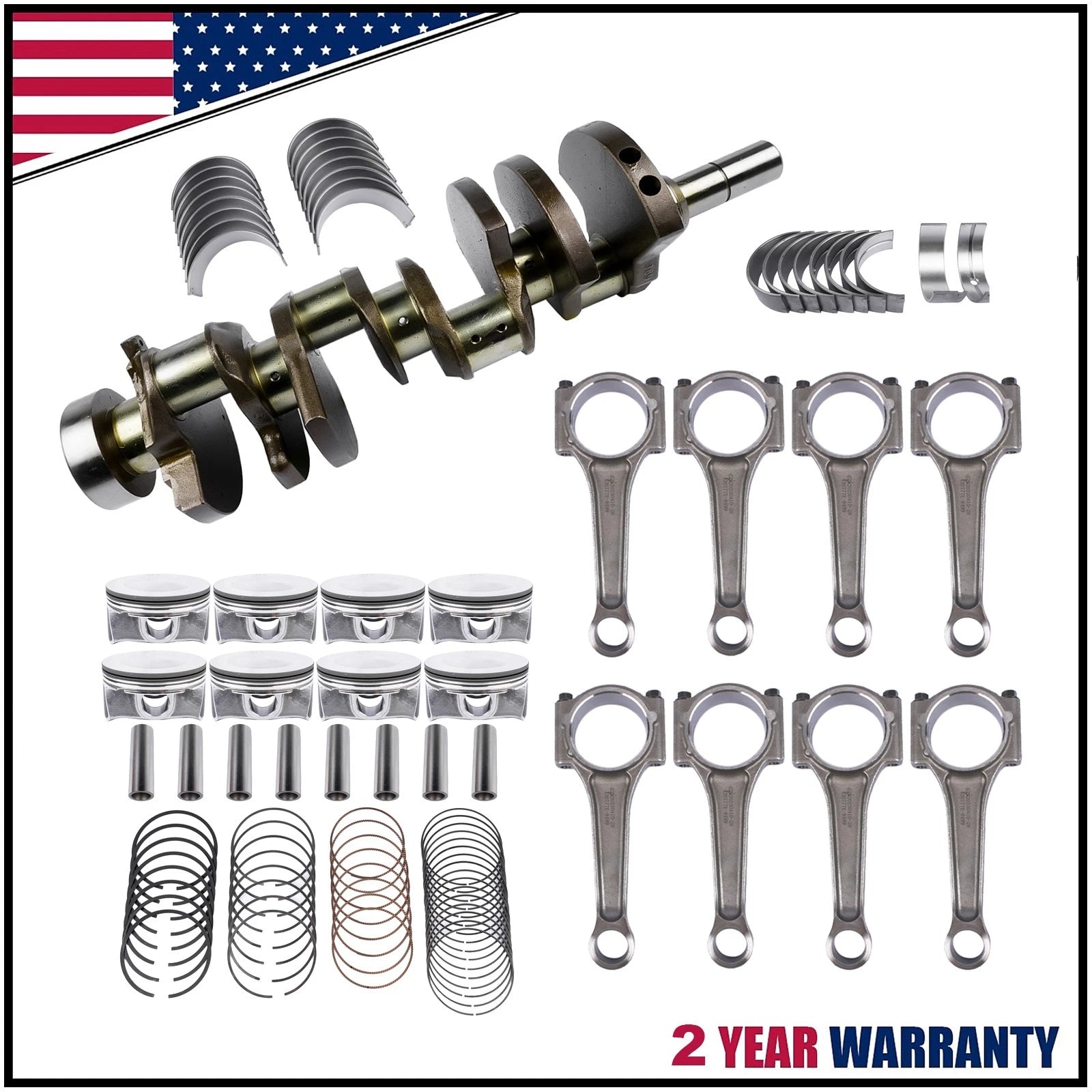 Engine Crankshaft Rebuild Kit for Dodge Chrysler Jeep 5.7L HEMI (2003–2008)