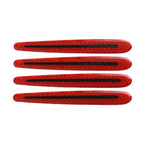 4 x Universal Car Door Handle Reflective Stickers for Scratch Protection Red
