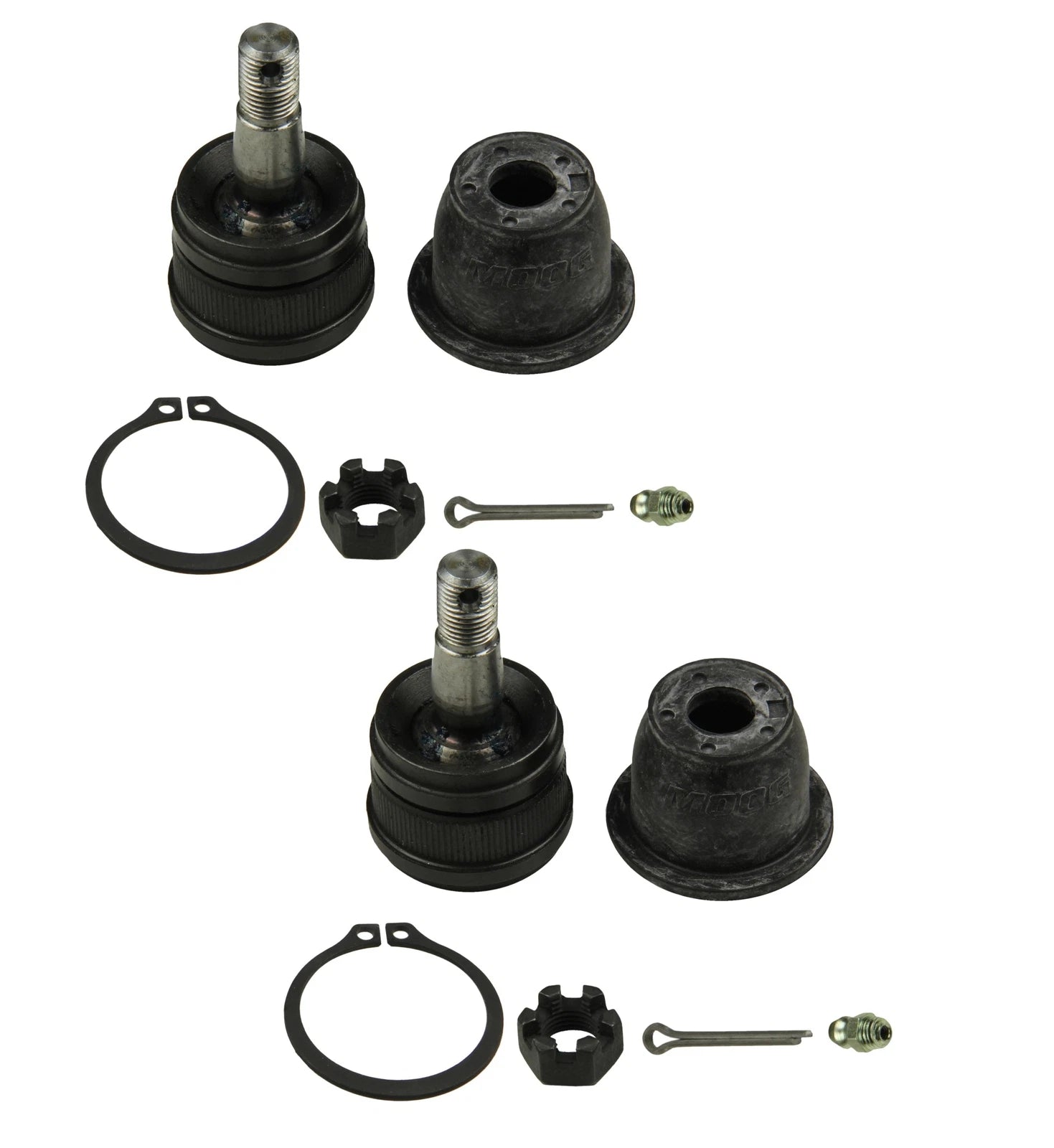 Set of 2 Moog K500210 Front Upper Suspension Ball Joints for Mazda Miata (1990–2005)