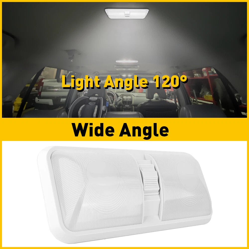 LED Interior Ceiling Light for RV Leisure Boat Camper Trailer (12V)