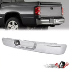 Steel Chrome Rear Bumper Face Bar for Dodge Ram Dakota, Mitsubishi Raider (2005–2011)
